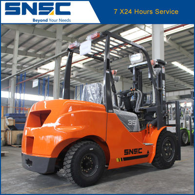 3.5T pequeña carretilla diésel naranja motor diésel carretilla japonesa motor Isuzu