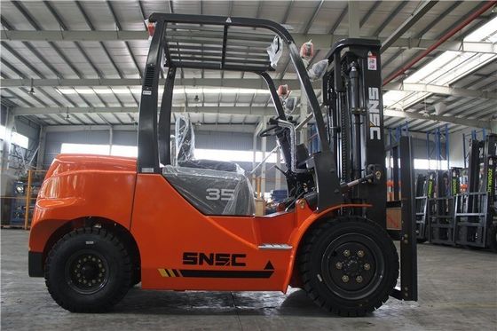 3.5T pequeña carretilla diésel naranja motor diésel carretilla japonesa motor Isuzu