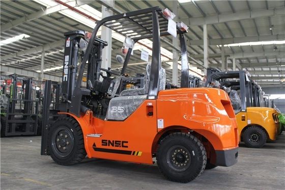 3.5T pequeña carretilla diésel naranja motor diésel carretilla japonesa motor Isuzu