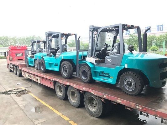 Camión elevador diesel de 10 toneladas personalizado 3000 mm-6000 mm Alturas de elevación
