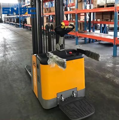 Apilador Stacker 1500kg 2000kg camión eléctrico para hoteles, tiendas de ropa