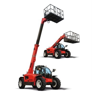 7m 8.5m 17m Teletransportador telescópico Telemanejador 2WD 4WD Conducción elevador de horquilla de boom extendido