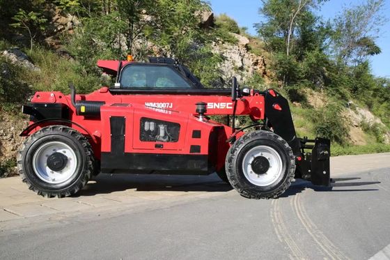 7m 8.5m 17m Teletransportador telescópico Telemanejador 2WD 4WD Conducción elevador de horquilla de boom extendido