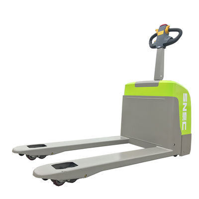 Lithium Battery Powered Pallet Jack 1.5ton Camión de paletas eléctricas Verde