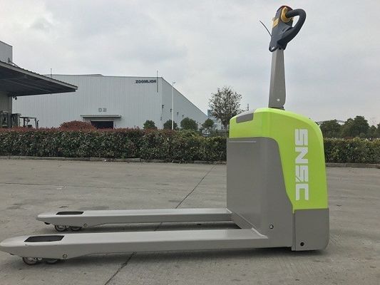 Lithium Battery Powered Pallet Jack 1.5ton Camión de paletas eléctricas Verde