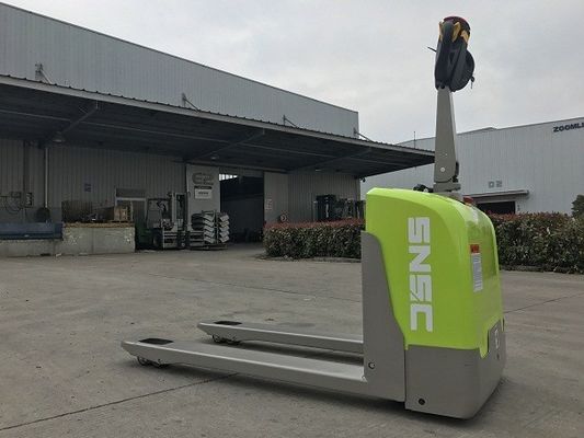Lithium Battery Powered Pallet Jack 1.5ton Camión de paletas eléctricas Verde