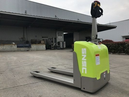 Lithium Battery Powered Pallet Jack 1.5ton Camión de paletas eléctricas Verde