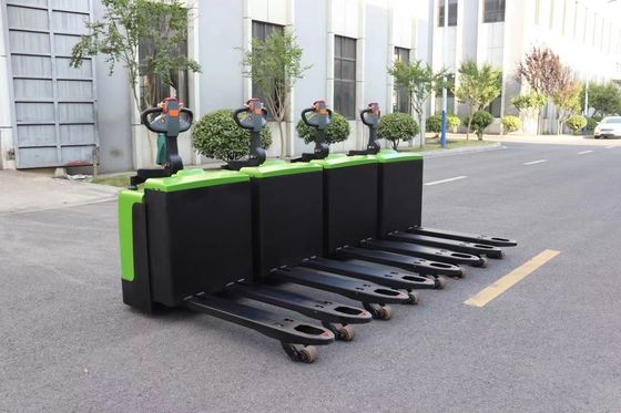 Camión de paletas con batería de horquilla de 1550 mm para fábrica de alimentos y bebidas