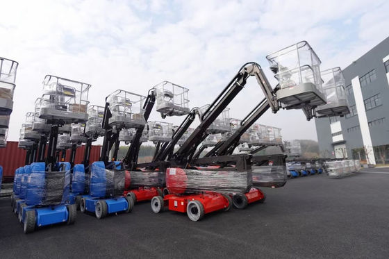 21m Telescoping Boom Lift 100kg-1500kg Capacidad Boom Articulante de elevación